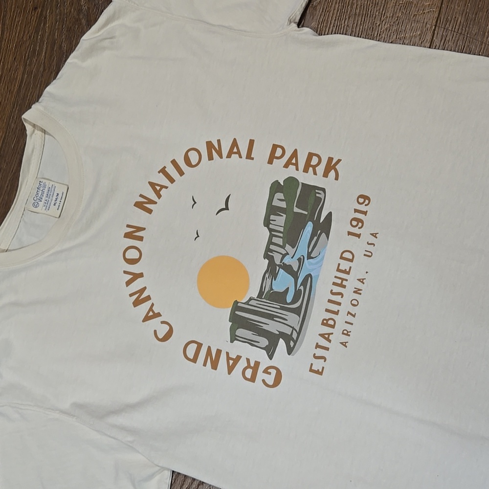COMFORT WASH GRAND CANYON GRAOGIC TSHIRT MENS SIZE M... #6955